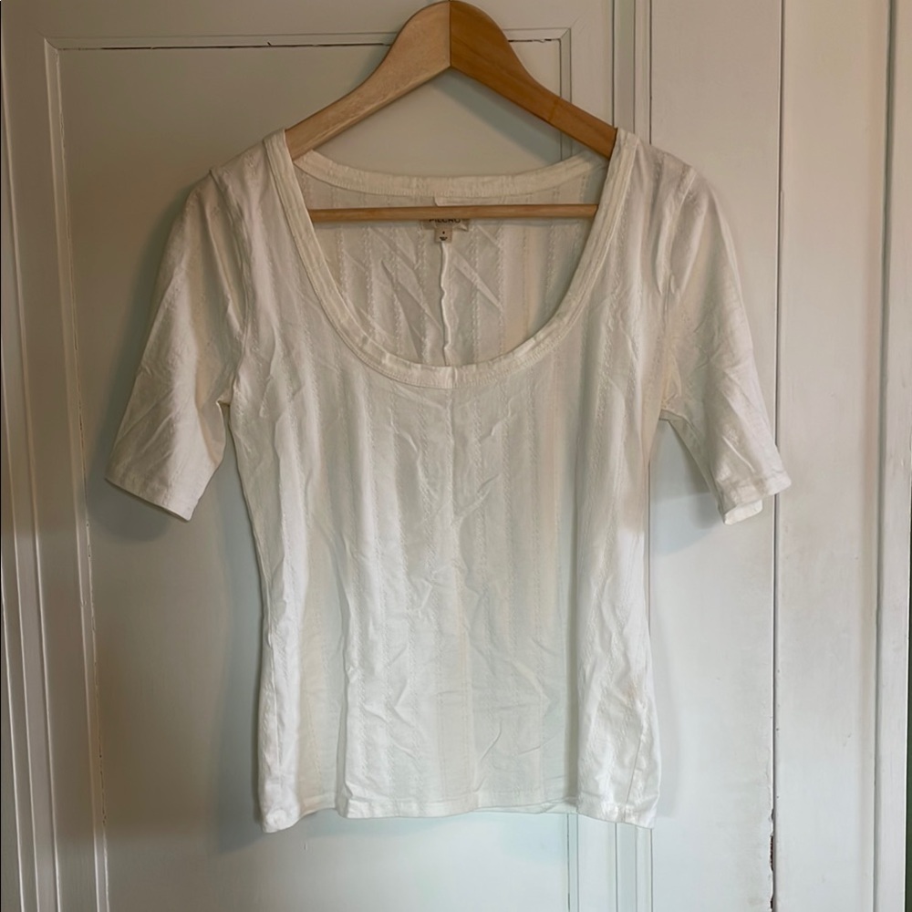 Anthropologie White Women's Top